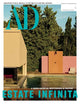 Cover of Architectural Digest magazine featuring a modern house with colorful walls and pool.