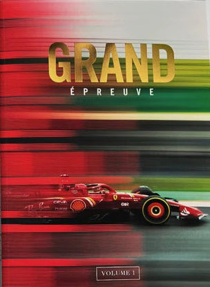 Grand Epreuve magazine cover with ferrari formuala 1 car