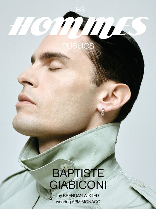 Baptiste Gaibiconi on cover of Les Hommes Publics.